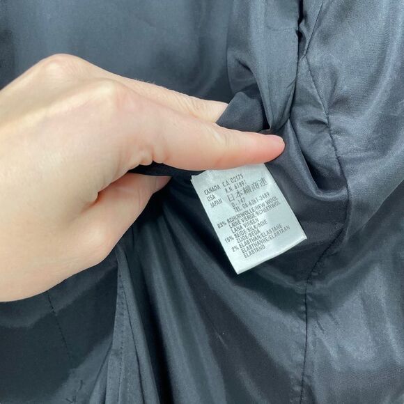 Escada wool blend black single button blazer Sz 38‎ Medium - Picture 10 of 12